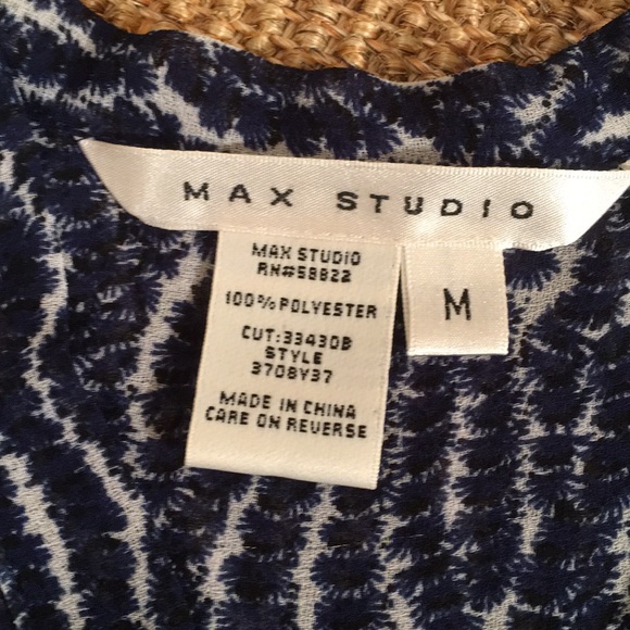 Max studio flowy blouse size medium - Picture 3 of 15